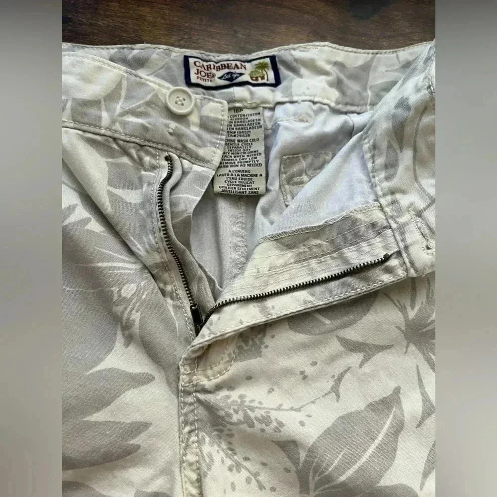 Caribbean Joe Let’s Go| ladies petite cropped pants. Size: 16P.​ - Picture 4 of 14